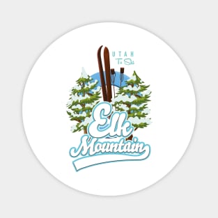 Elk Mountain Utah To ski Magnet